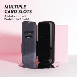 Renoverad EFM Monaco Wallet Phone Case with D3O 5G for iPhone 15 - Reebelo Sverige