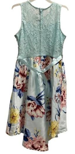 Renoverad Emily Rose Girl's Floral High Low Dress 12 - Reebelo Sverige