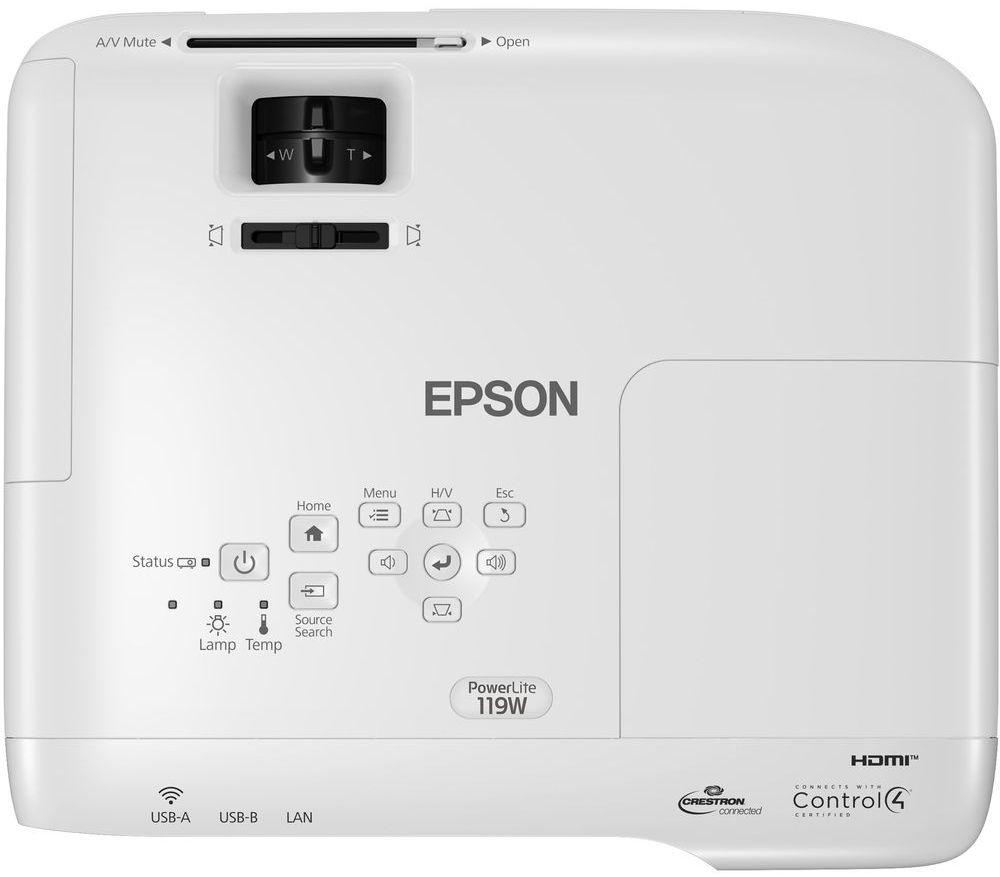 Renoverad Epson PowerLite 119W LCD Projector 4:3 V11H985020 - Reebelo Sverige
