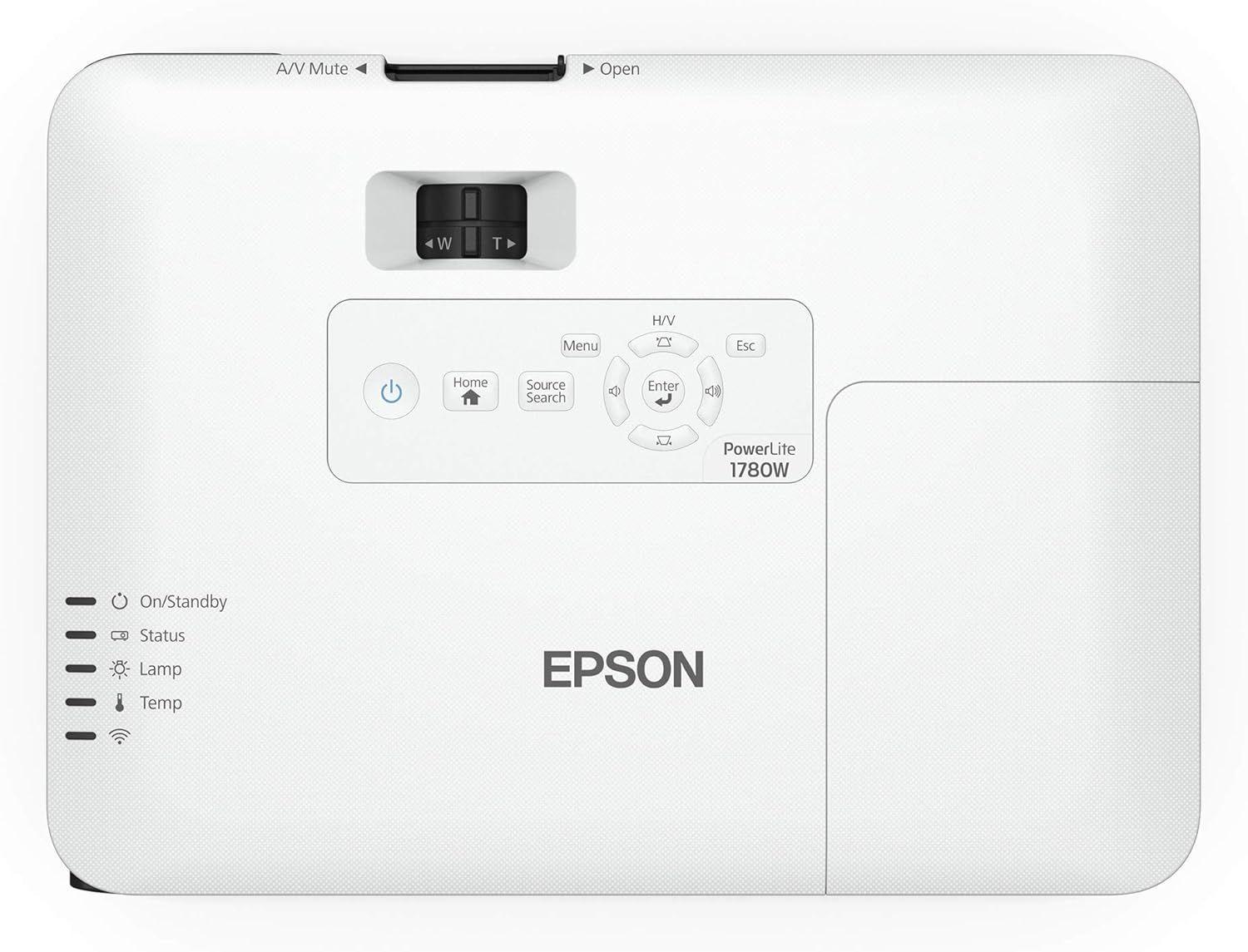 Renoverad Epson PowerLite 1780W Wireless WXGA 3LCD Projector - Reebelo Sverige