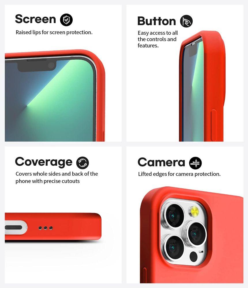 Renoverad Goospery Silicone Phone Case for iPhone 13 Pro - Reebelo Sverige