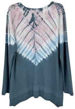 Renoverad GreenTea Women's Tie Dye Top XXL - Reebelo Sverige