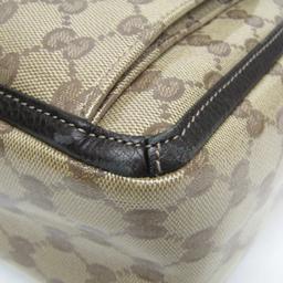 Renoverad Gucci GG Crystal Leather PVC Tote Bag - Reebelo Sverige