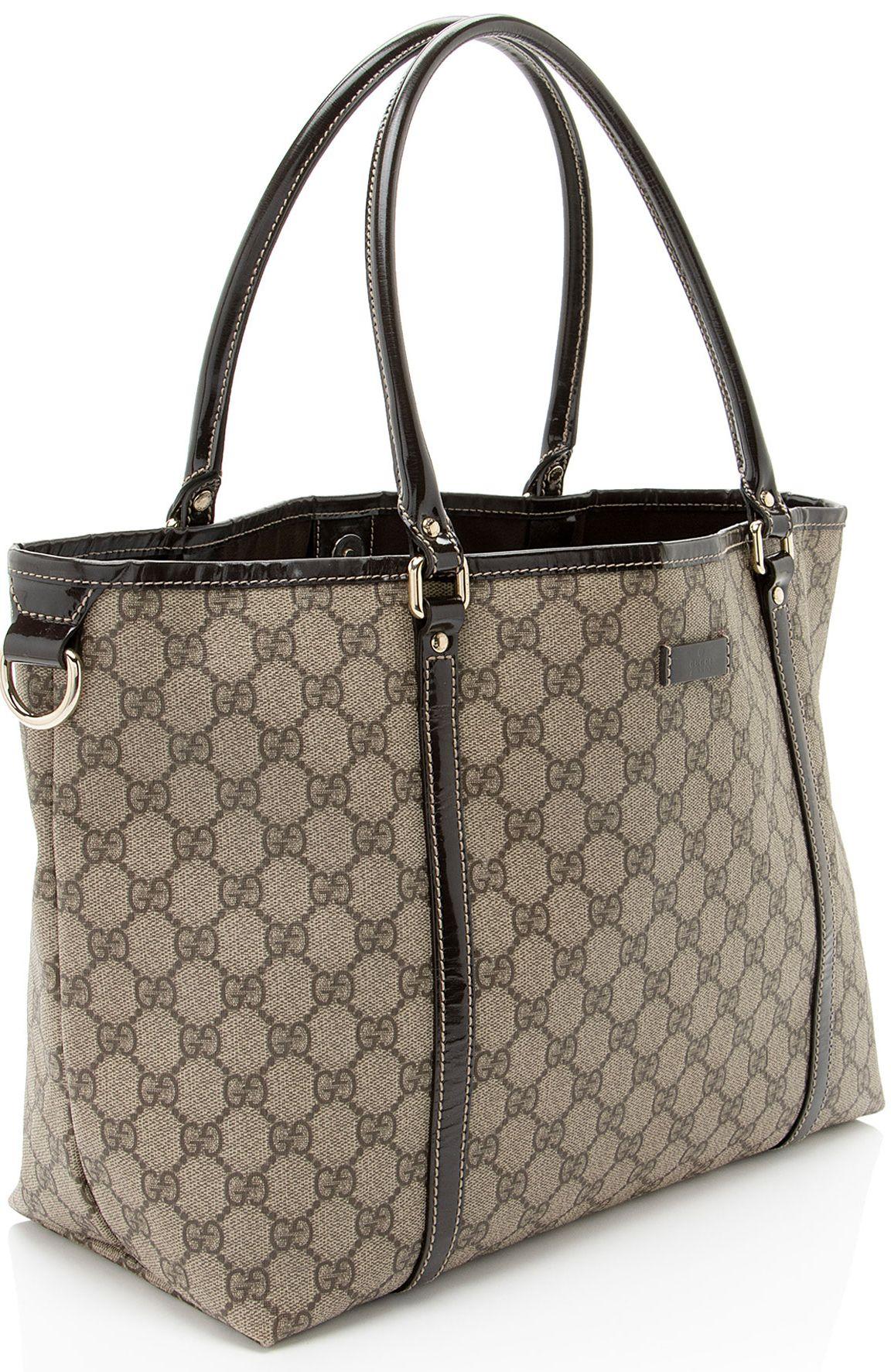 Renoverad Gucci GG Supreme Joy Medium Tote - Reebelo Sverige