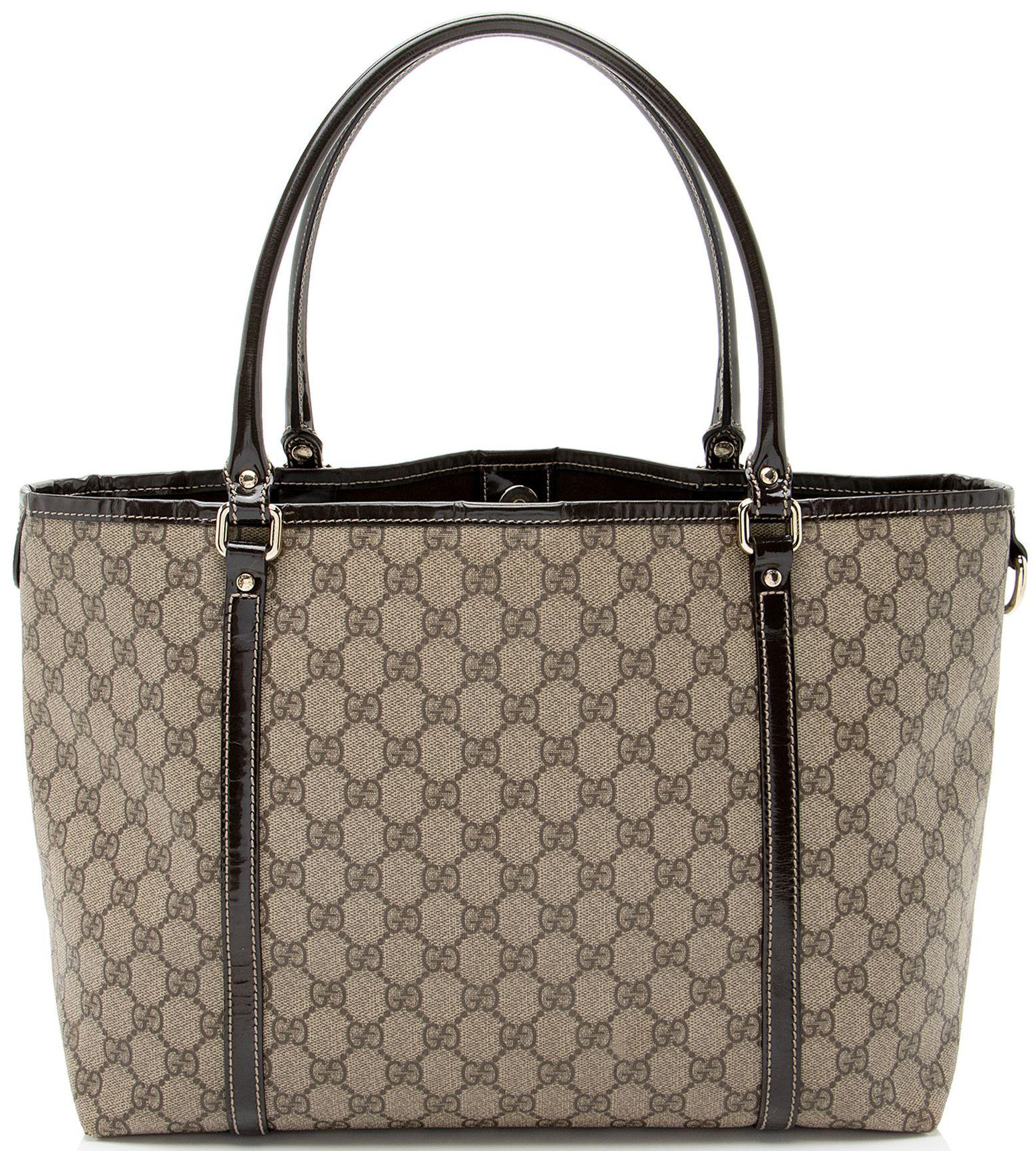 Renoverad Gucci GG Supreme Joy Medium Tote - Reebelo Sverige