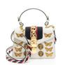 Gucci Leather Animal Studs Sylvie Mini Satchel