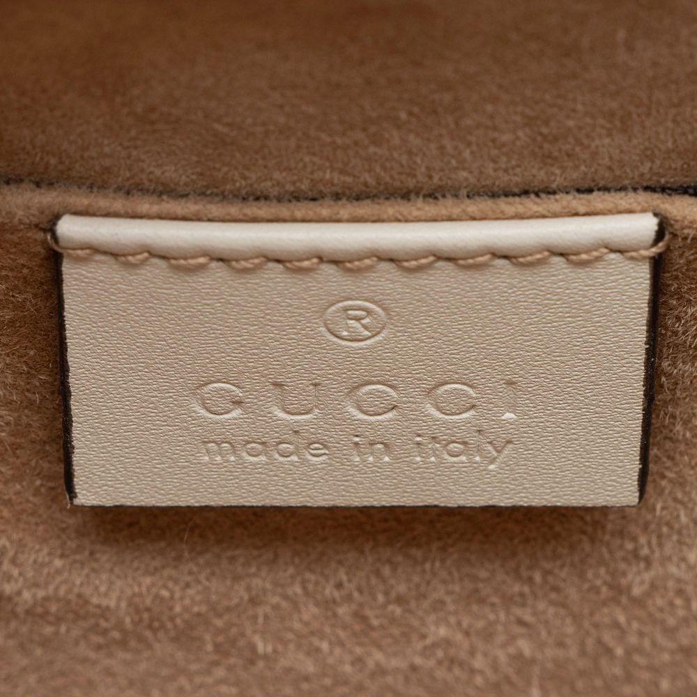 Renoverad Gucci Leather Animal Studs Sylvie Mini Satchel - Reebelo Sverige