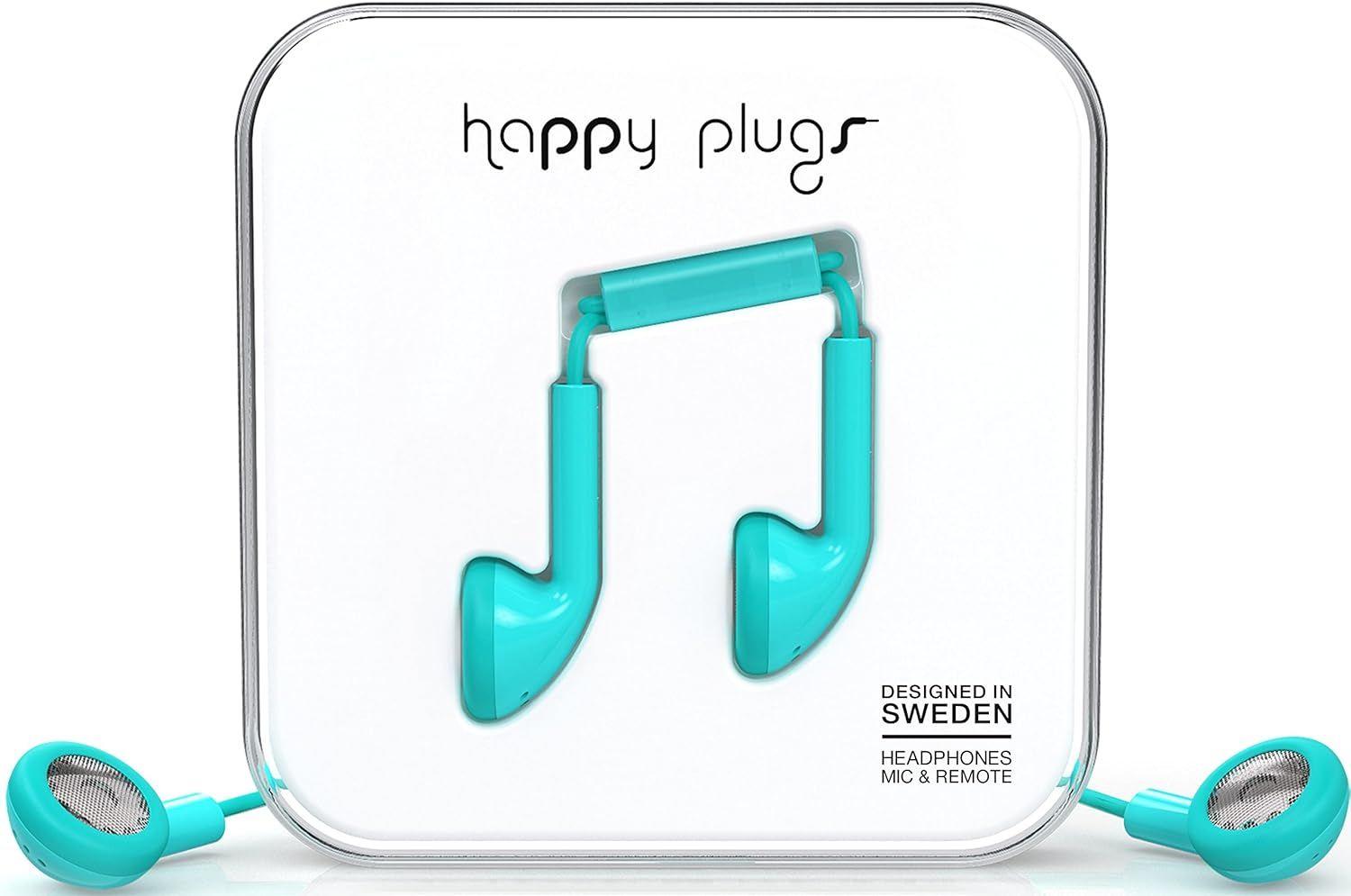 Renoverad Happy Plugs Headphones with Mic and Remote - Reebelo Sverige