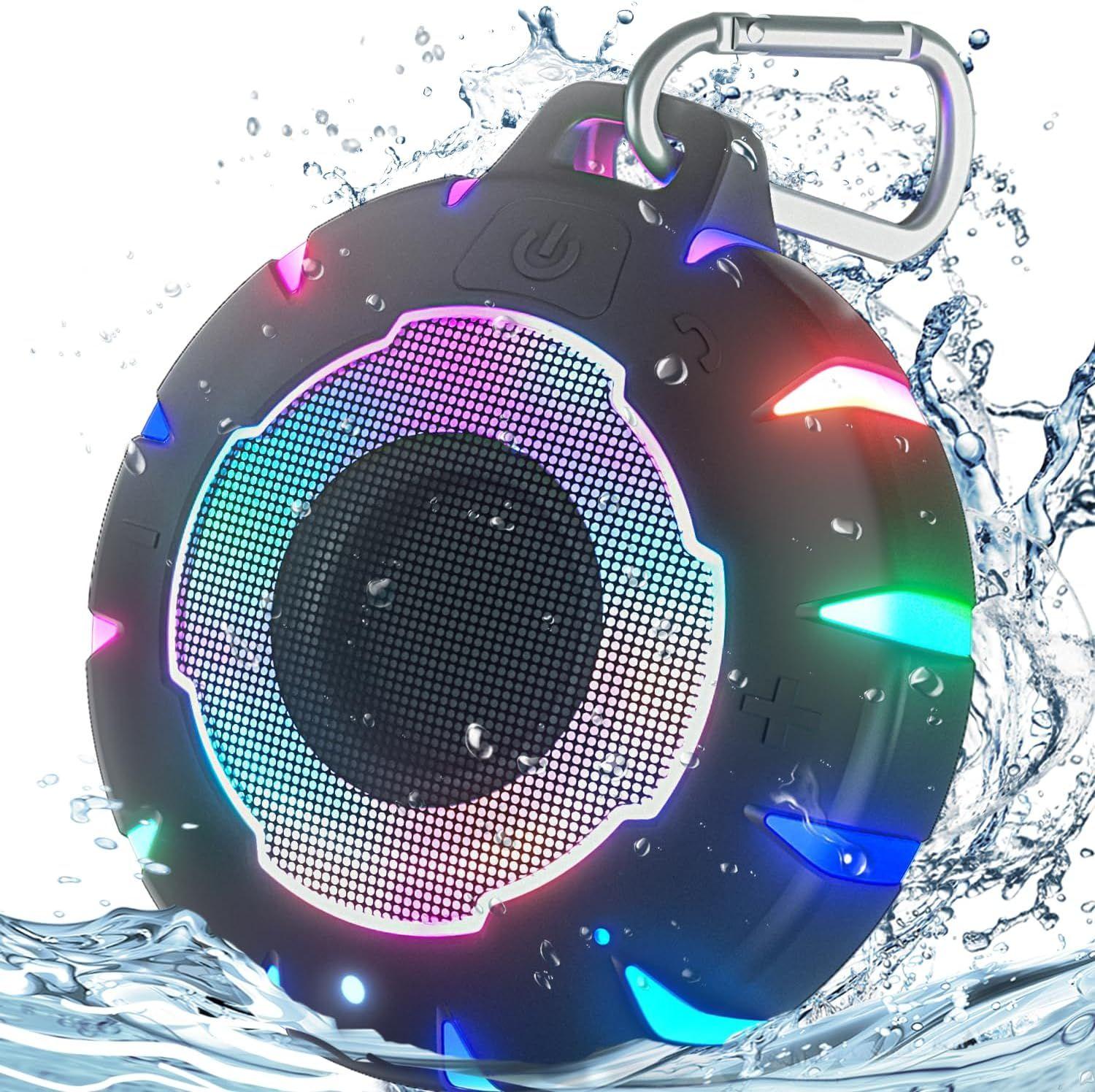 Renoverad HEYSONG Waterproof Shower Bluetooth Speaker B18L - Reebelo Sverige