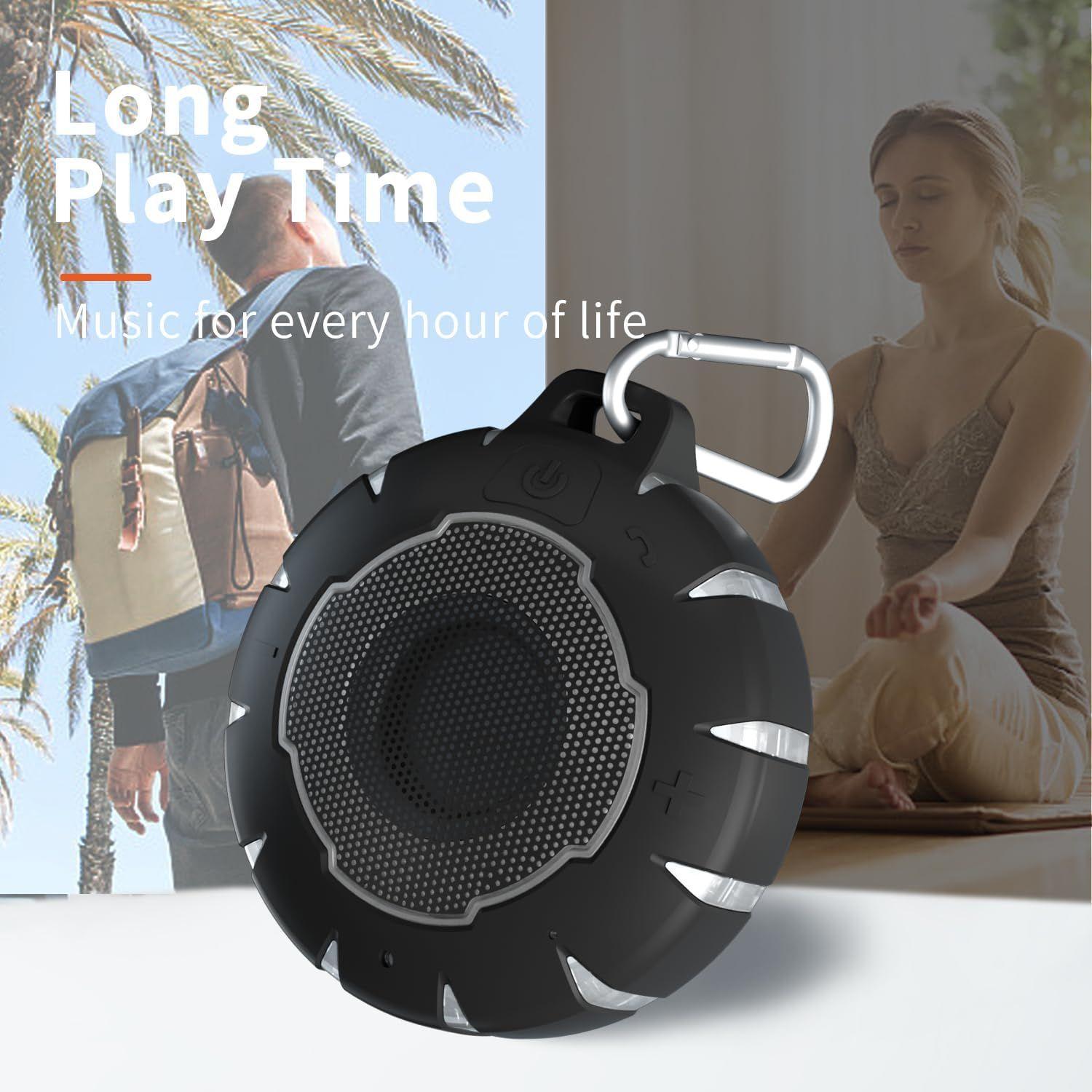 Renoverad HEYSONG Waterproof Shower Bluetooth Speaker B18L - Reebelo Sverige