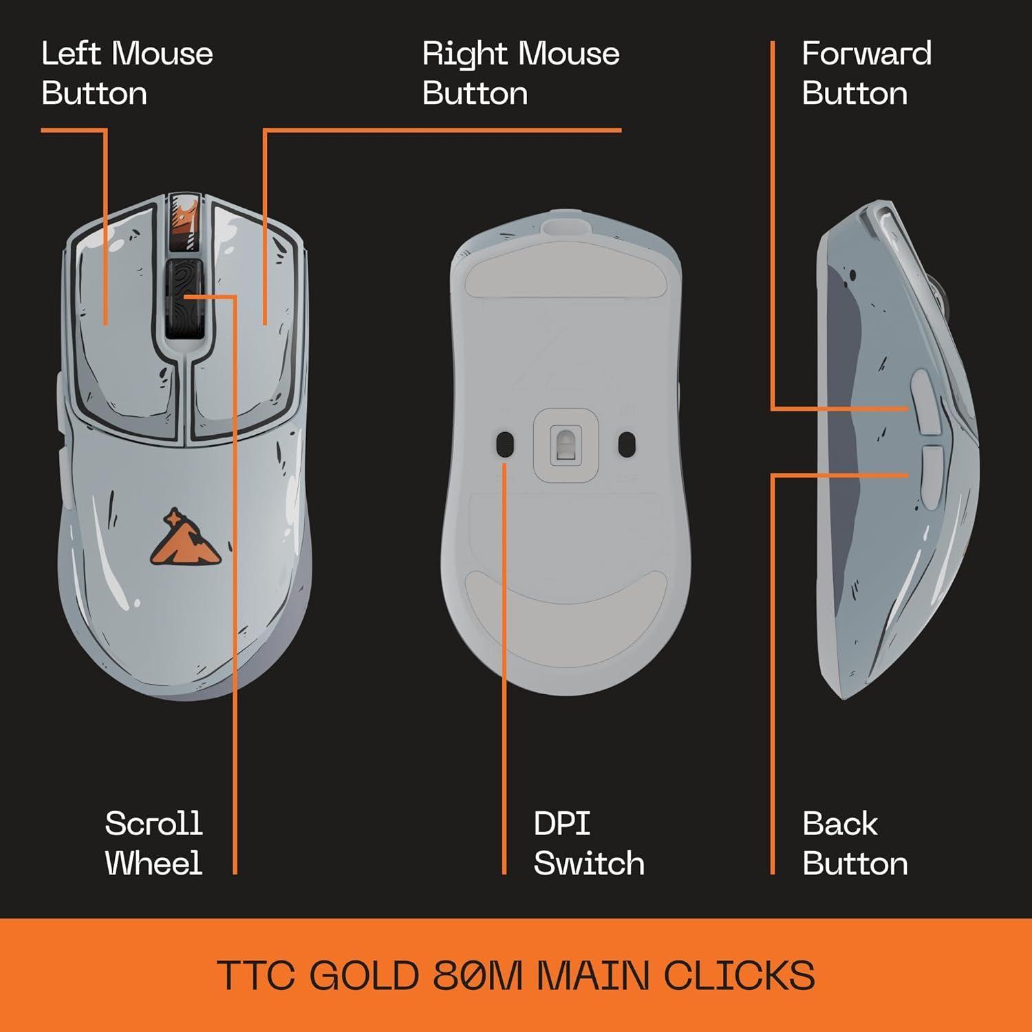 Renoverad Higround Yuma 4K Wireless Gaming Mouse - Reebelo Sverige