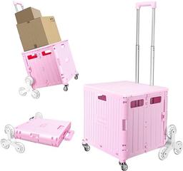 Renoverad Honshine Foldable Cart with Stair Climbing Wheels - Reebelo Sverige