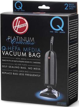 Renoverad Hoover AH10000 Platinum Type-Q HEPA Vacuum Bag (2-Pack) - Reebelo Sverige