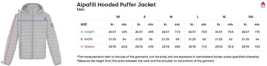 Renoverad Hoseg Men's Alpafill 60 Hooded Puffer Jacket (XS) - Reebelo Sverige