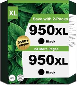 Renoverad HP 950XL High Yield Original Ink Cartridge (2Pack) - Reebelo Sverige