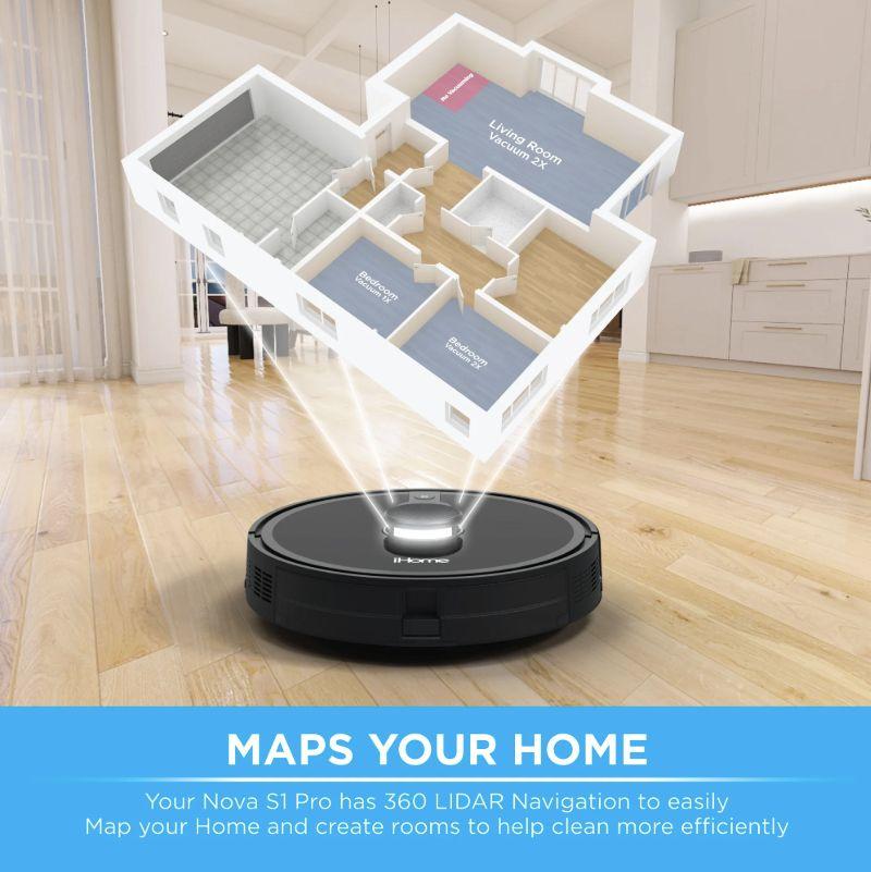 Renoverad iHome Autovac Nova S1 Pro Robot Vacuum - Reebelo Sverige