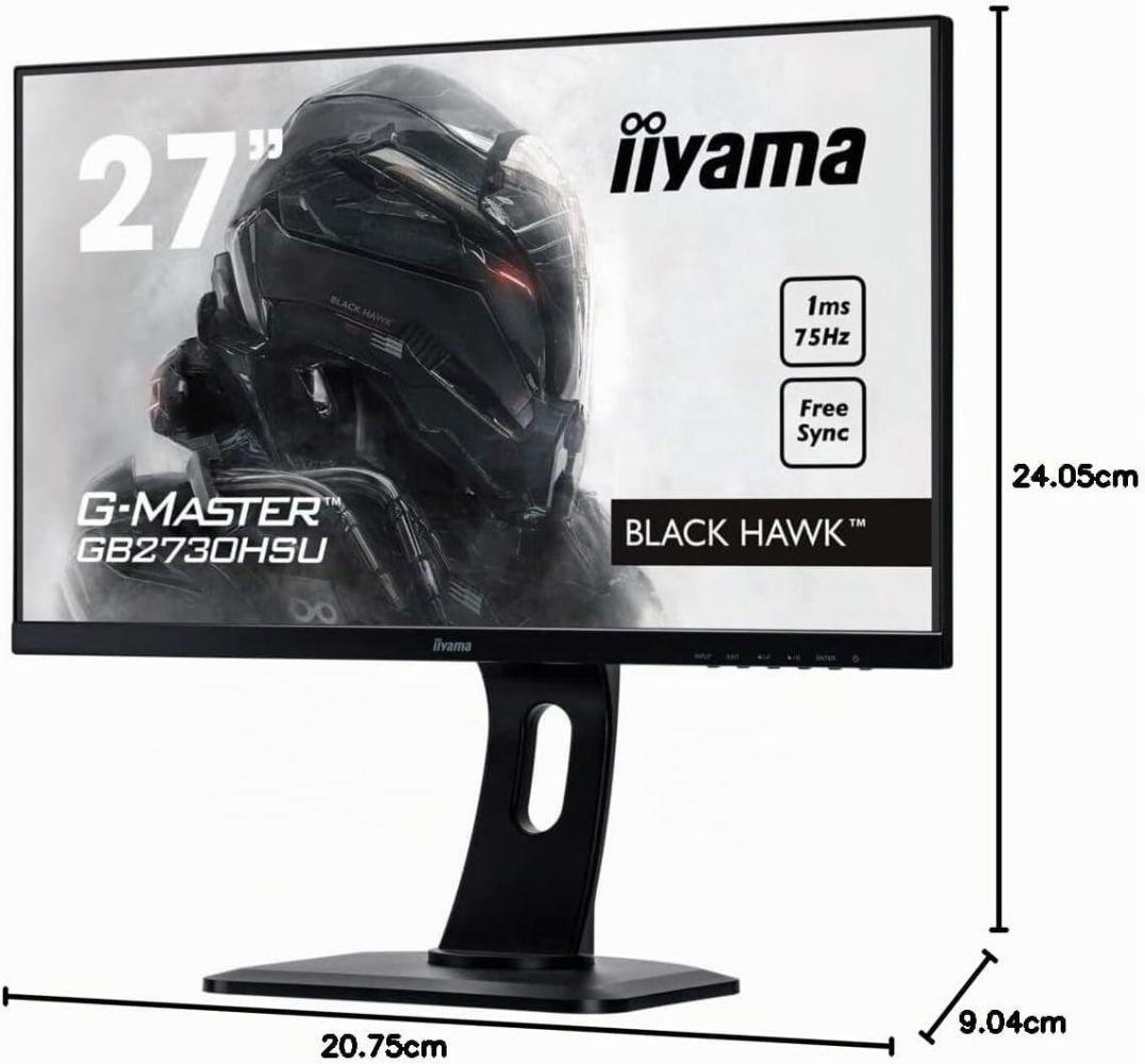 Renoverad Iiyama G-MASTER GB2730HSU FHD Gaming Monitor 27" - Reebelo Sverige