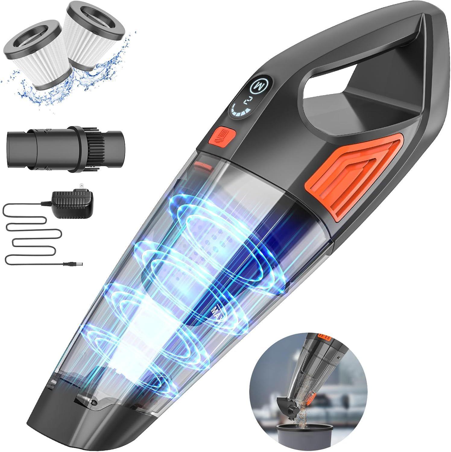 Renoverad Jeshow SL81B Handheld Vacuum Cordless Car Vacuum - Reebelo Sverige