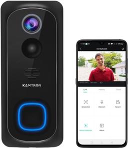 Renoverad Kamtron 32GB Smart Home Video Doorbell  - Reebelo Sverige