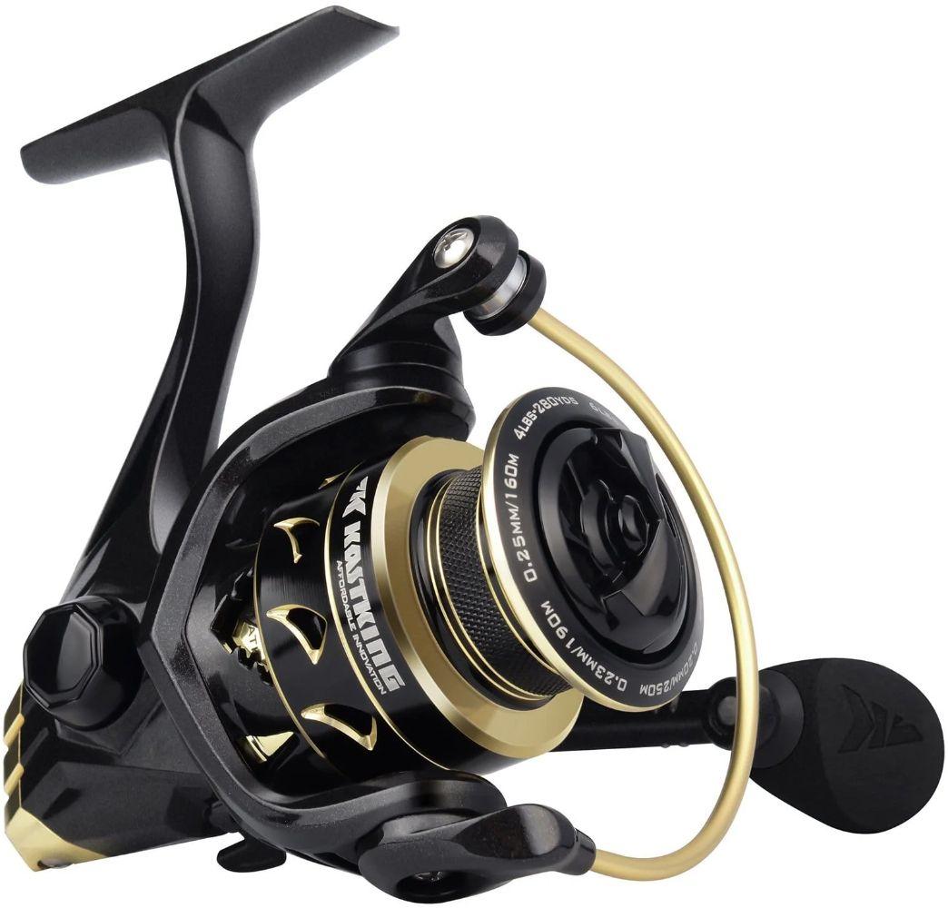 Renoverad KastKing 1000 Valiant Eagle Spinning Reel Gold - Reebelo Sverige