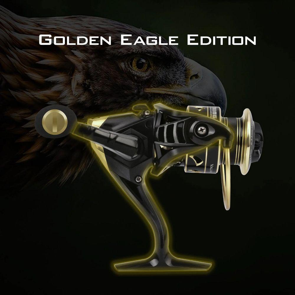 Renoverad KastKing 1000 Valiant Eagle Spinning Reel Gold - Reebelo Sverige