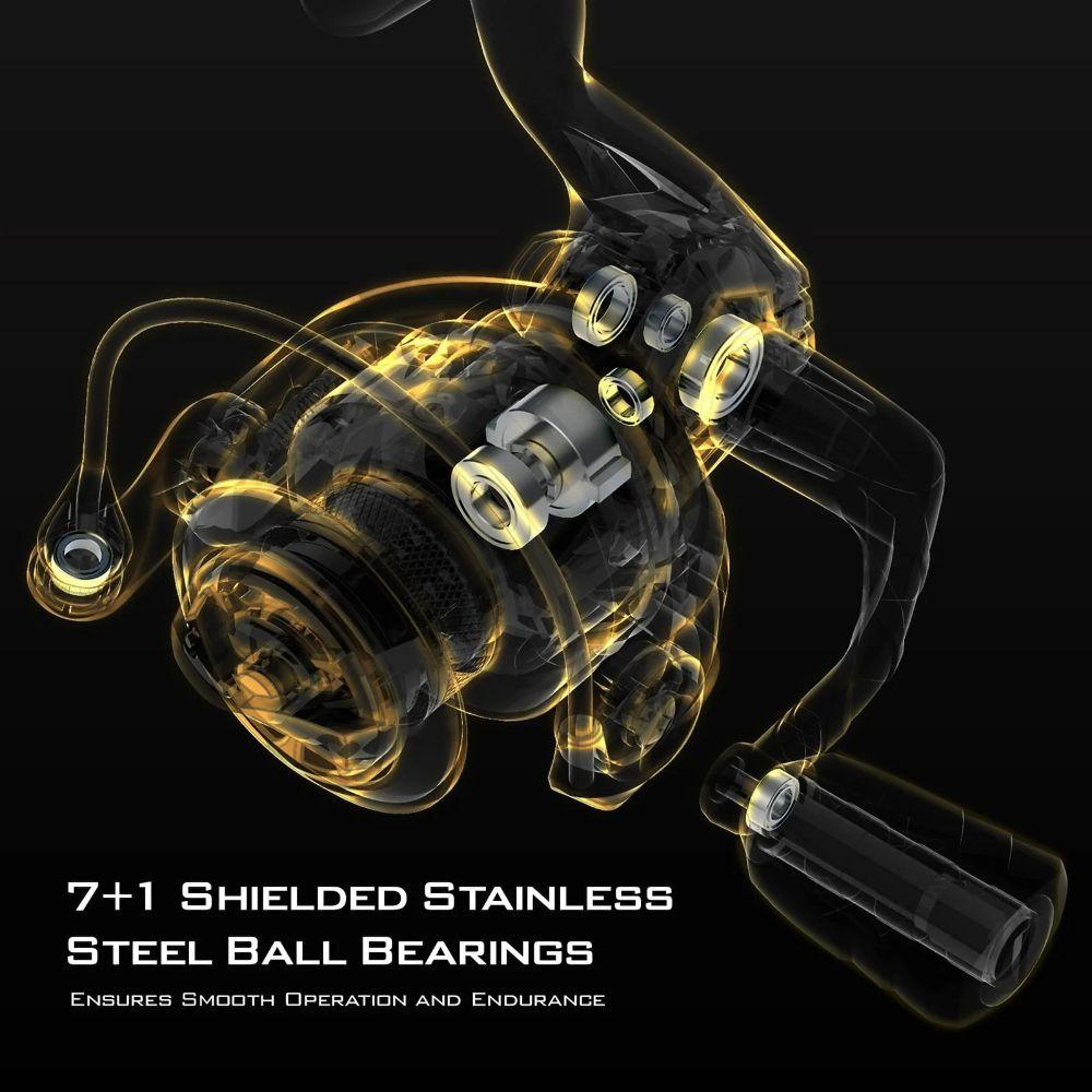 Renoverad KastKing 1000 Valiant Eagle Spinning Reel Gold - Reebelo Sverige