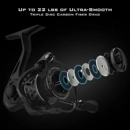 Renoverad KastKing 1000 Zephyr Spinning Reel - Reebelo Sverige