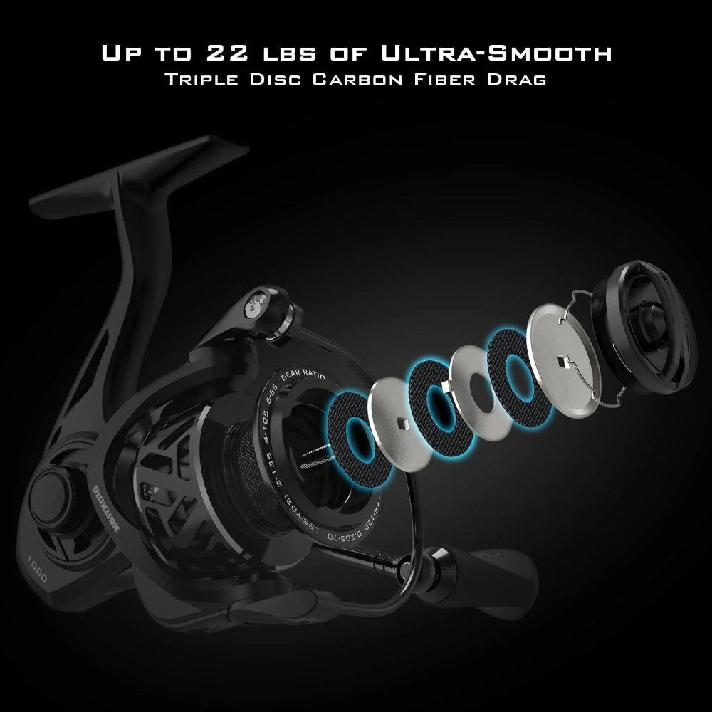 Renoverad KastKing 1000 Zephyr Spinning Reel - Reebelo Sverige