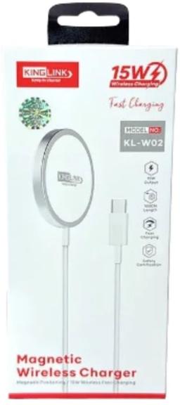 Renoverad Kinglink KLW02 15W Magnetic Wireless Charger Pad (1M) - Reebelo Sverige