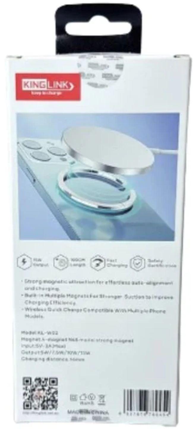 Renoverad Kinglink KLW02 15W Magnetic Wireless Charger Pad (1M) - Reebelo Sverige