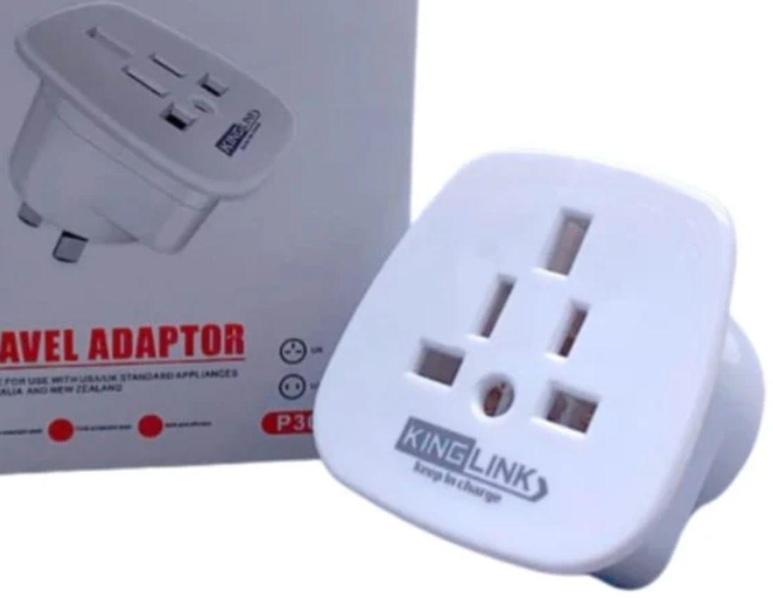 Renoverad Kinglink Travel Adapter P302 Wall Plug (US / UK to NZ / AU) - Reebelo Sverige