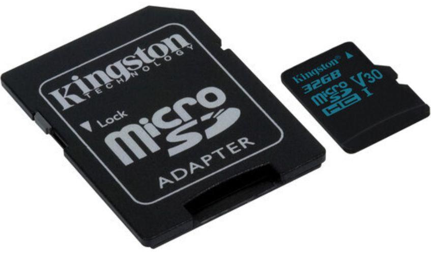 Renoverad Kingston Canvas Go! microSD card with SD Adapter - Reebelo Sverige