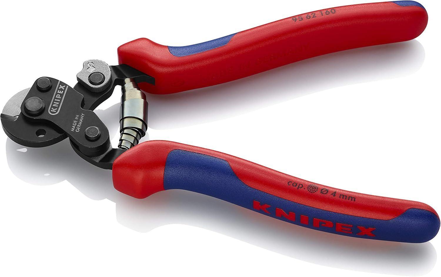 Renoverad Knipex 95 62 160 6 1/4" Wire Rope Shears - Reebelo Sverige
