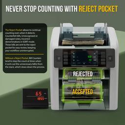 Renoverad Kolibri Signature V2 Mixed Bill Counter - Reebelo Sverige