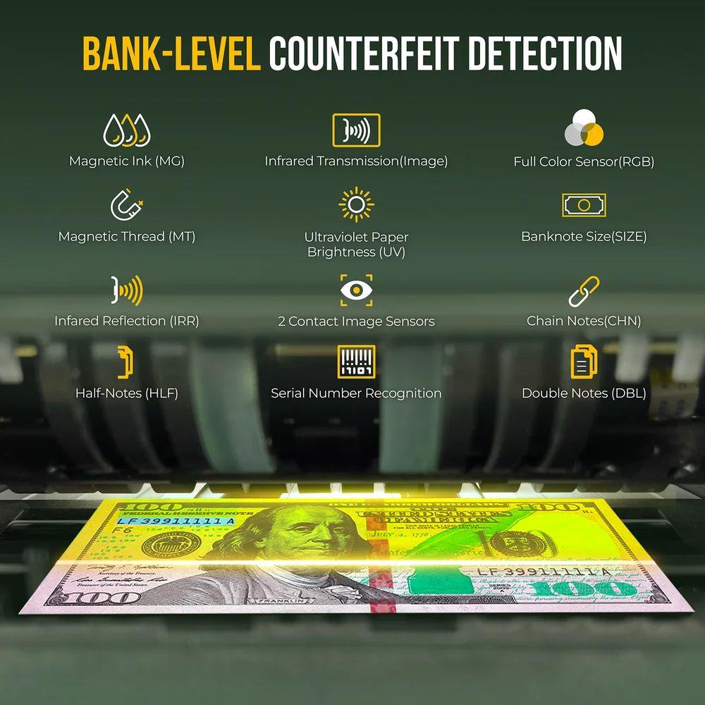 Renoverad Kolibri Signature V2 Mixed Bill Counter - Reebelo Sverige