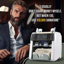 Renoverad Kolibri Signature V2 Mixed Bill Counter - Reebelo Sverige