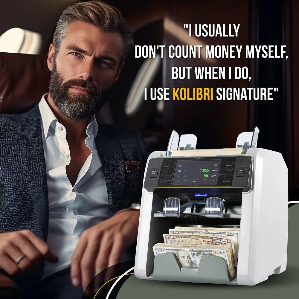 Renoverad Kolibri Signature V2 Mixed Bill Counter - Reebelo Sverige
