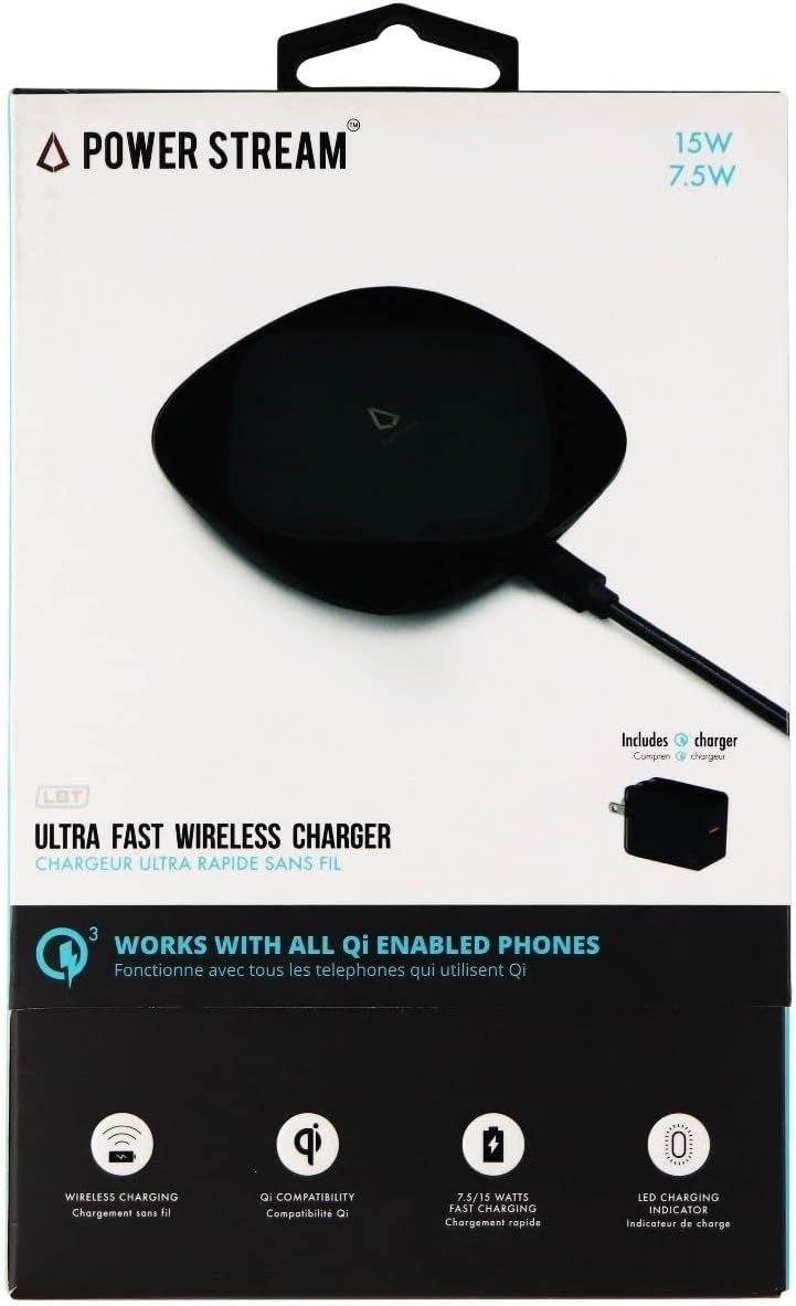 Renoverad LBT 15W Wireless Charging Pad with AC Power Adapter - Reebelo Sverige