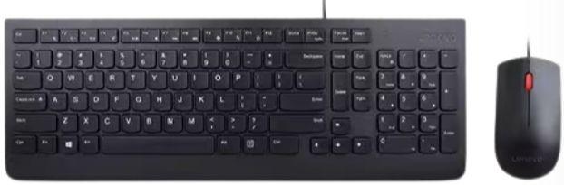 Renoverad Lenovo Essential Wired Combo Keyboard and Mouse - Reebelo Sverige