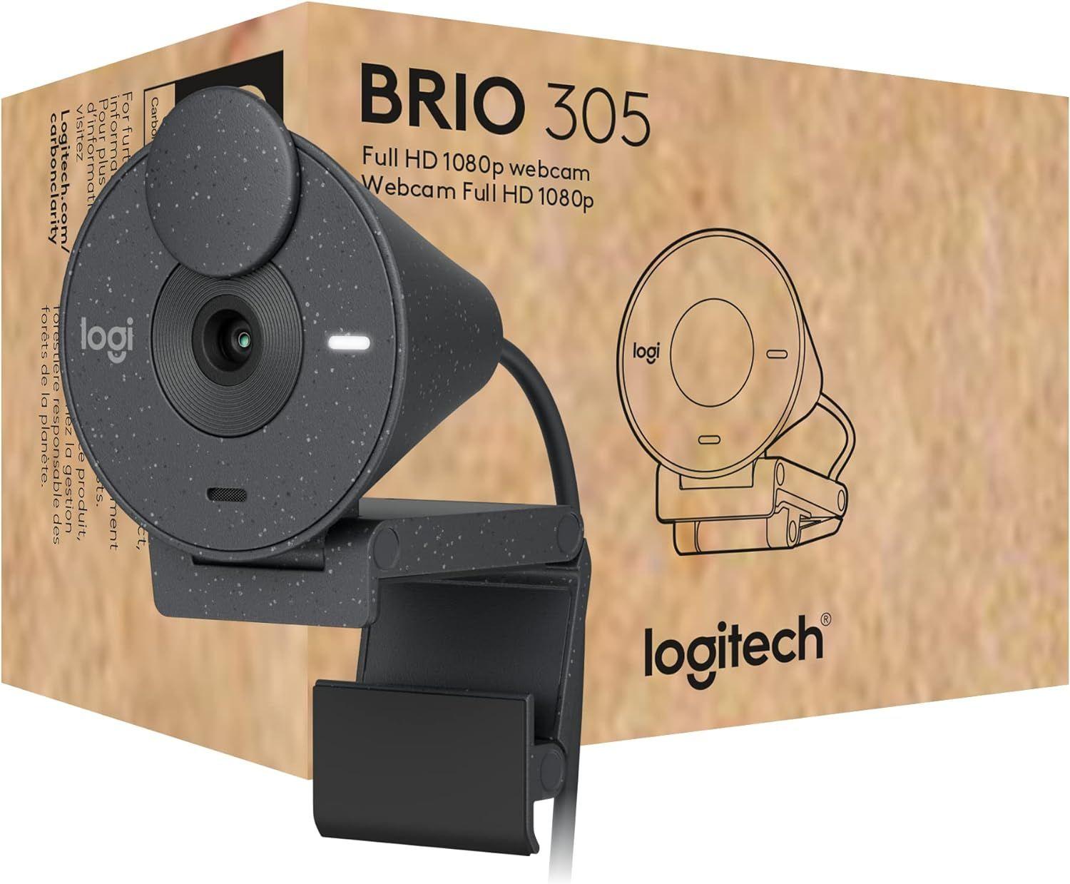 Renoverad Logitech Brio 305 Full HD Webcam - Reebelo Sverige