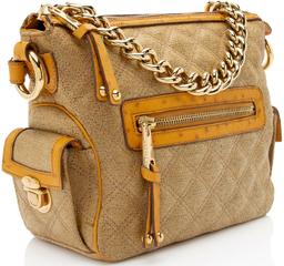 Renoverad Marc Jacobs Coated Canvas Ostrich Stam Hobo - Reebelo Sverige