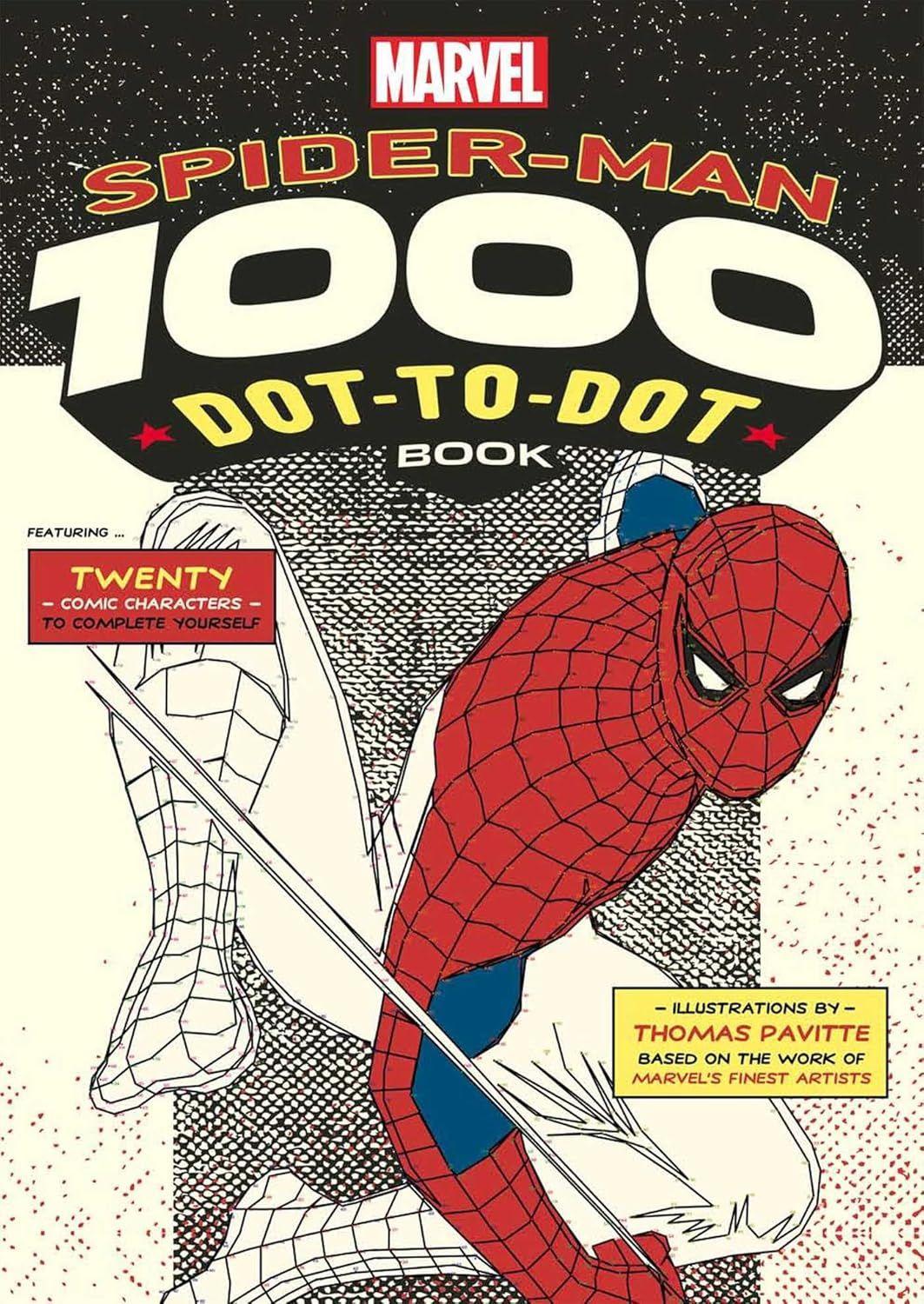 Renoverad Marvel: Spider-Man1000 dot-to-dot book by Thoms Pavtte - Reebelo Sverige