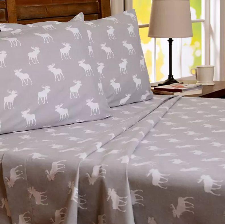 Renoverad Member's Mark 100% Cotton 6pc Flannel Sheets King Set - Reebelo Sverige