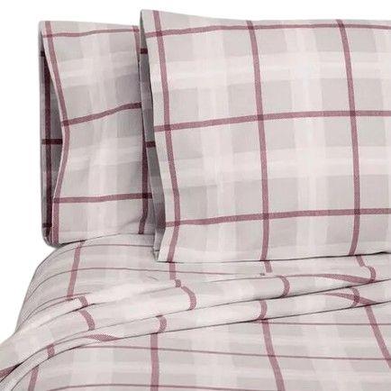 Renoverad Member's Mark 100% Cotton 6pc Flannel Sheets King Set - Reebelo Sverige