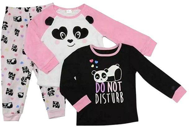 Renoverad Member's Mark Girls Favorite Pajamas Panda 2T - Reebelo Sverige