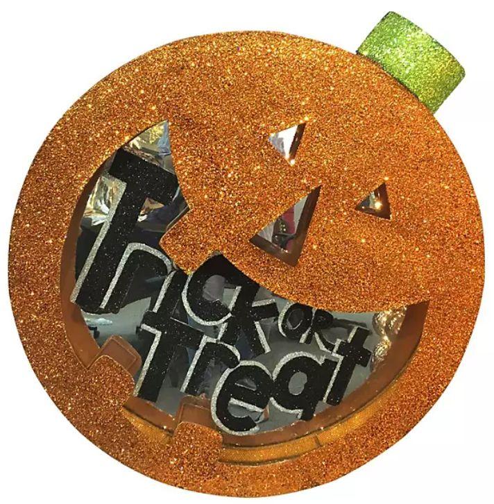 Renoverad Member's Mark Pre-Lit Jack-O-Lantern Glitter Decor - Reebelo Sverige