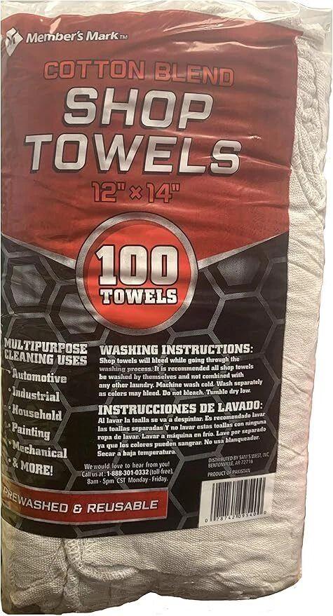 Renoverad Member's Mark Shop Towel 12" x 14" (100pck)  - Reebelo Sverige