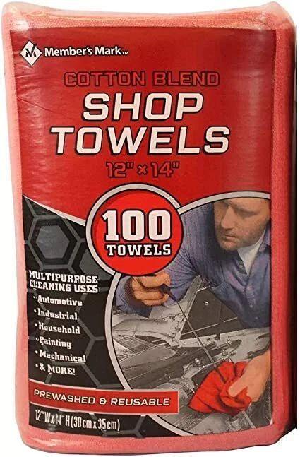 Renoverad Member's Mark Shop Towel 12" x 14" (100pck)  - Reebelo Sverige