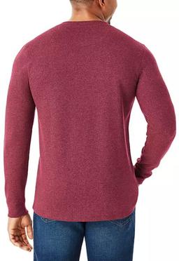 Renoverad Member's Mark Thermal Henley - Reebelo Sverige
