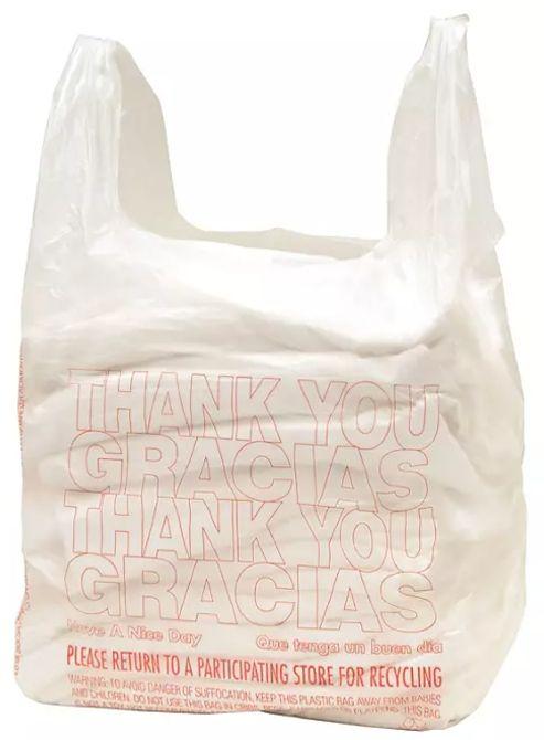 Renoverad Member's Mark T-Shirt Carry Out Bags (1000 Pcs) - Reebelo Sverige